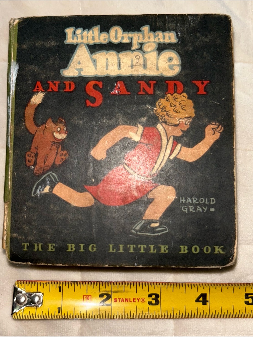 Vintage Little Orphan Annie and Sandy (Little Big Book 1933 edition) Harold Gray